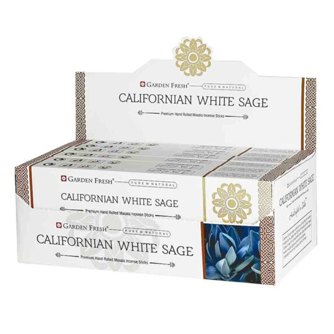  SAHUMERIO GARDEN FRESH 15G X12  CALIFORNIA WHITE SAGE