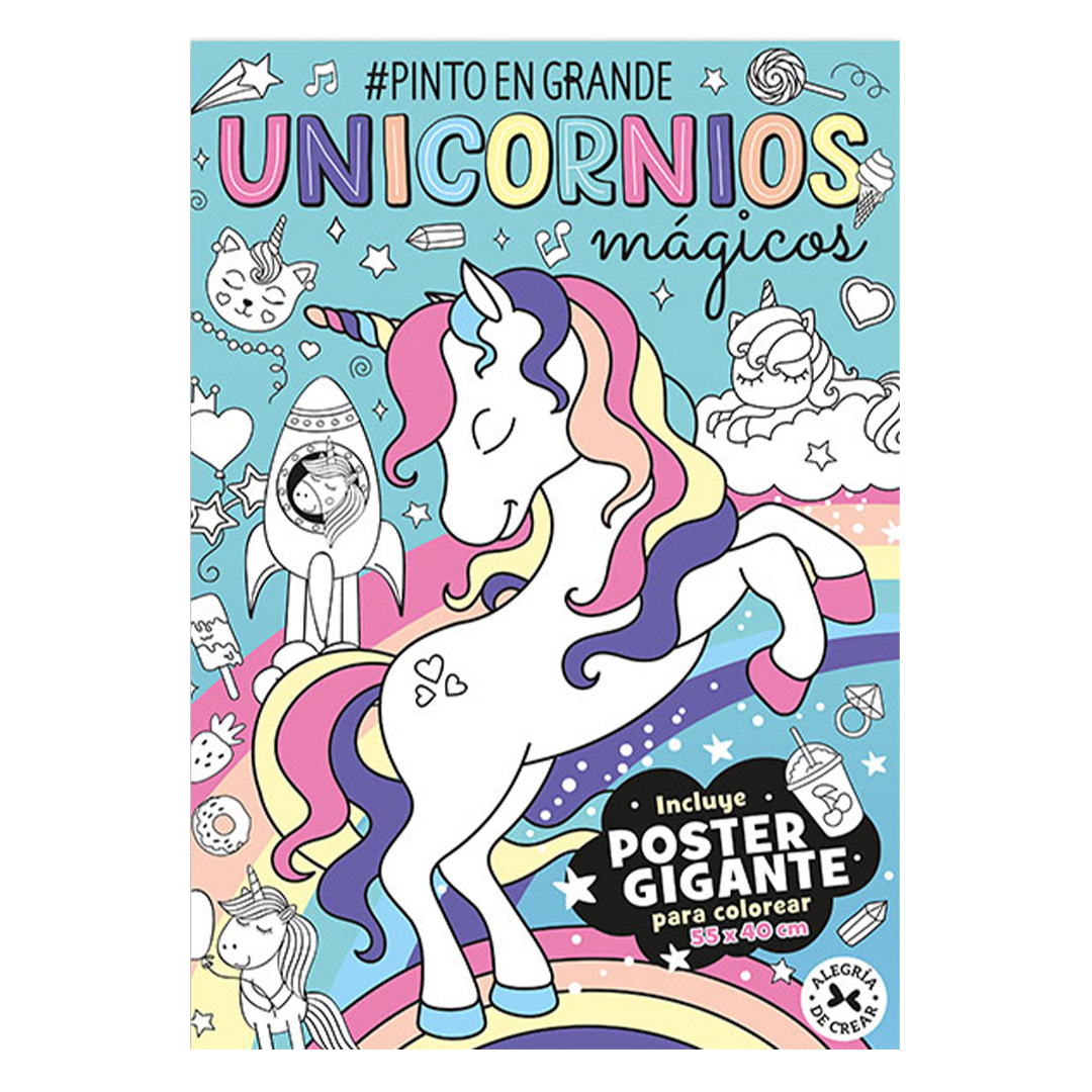  LIBRO LO QUE CREES CREAS INFANTIL  UNICORNIOS MAGICOS