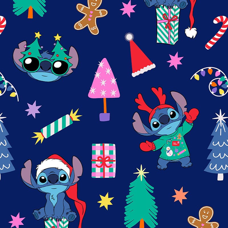  PAPEL AFICHE MURESCO FANTASIA 70X100  X10H NAVIDAD STITCH