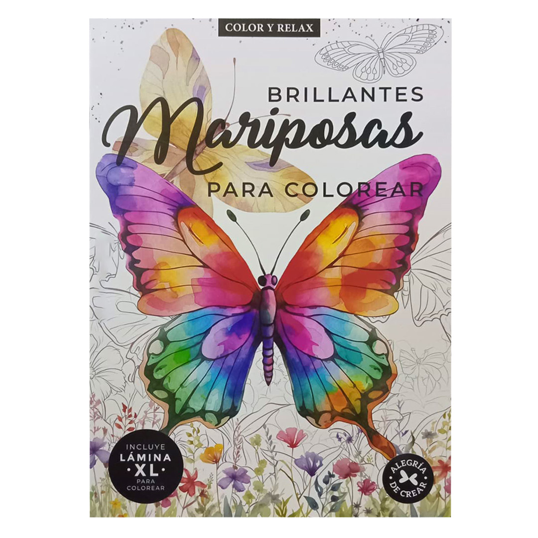  LIBRO LO QUE CREES CREAS BRILLANTES  MARIPOSAS