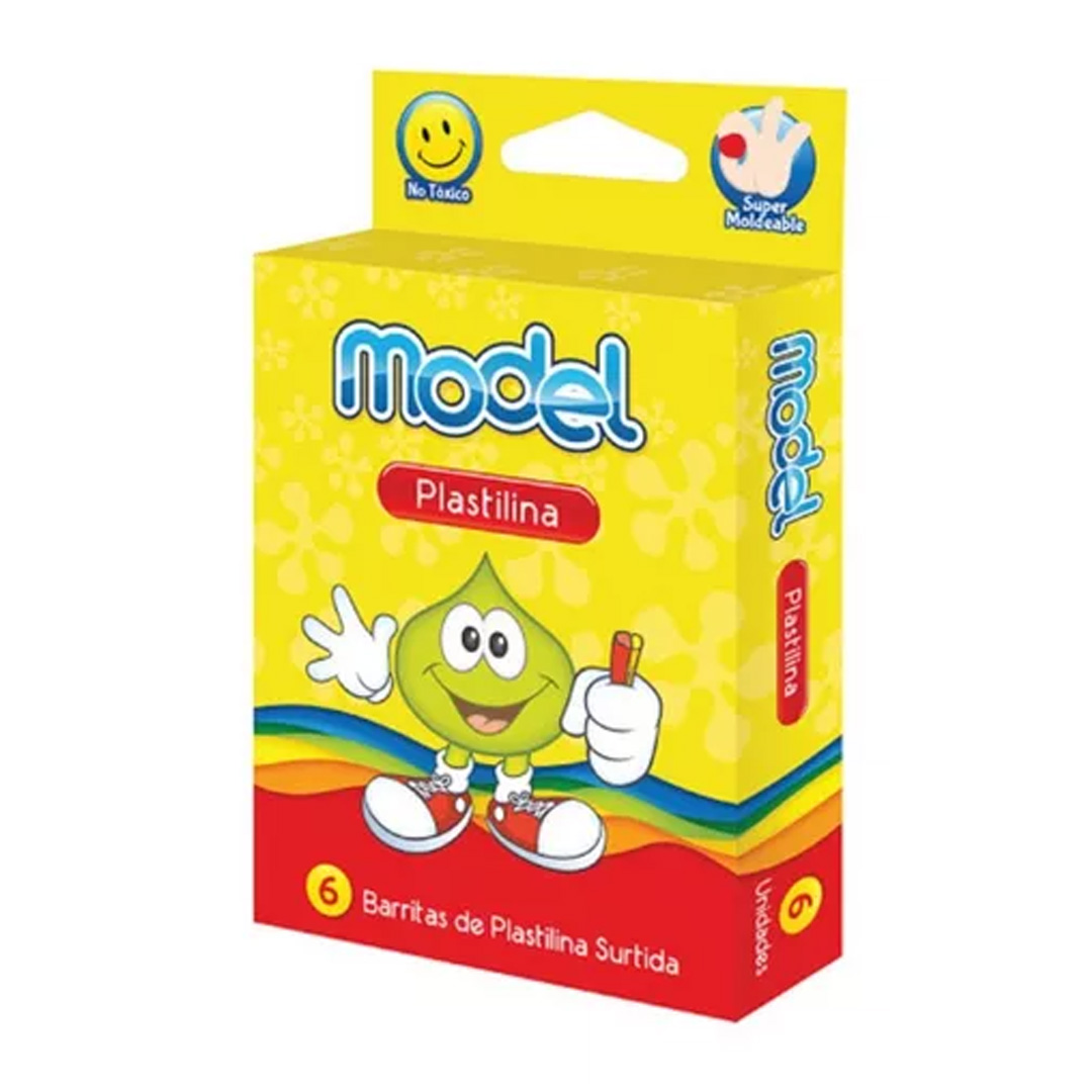  PLASTILINA MODEL X6 SURTIDO