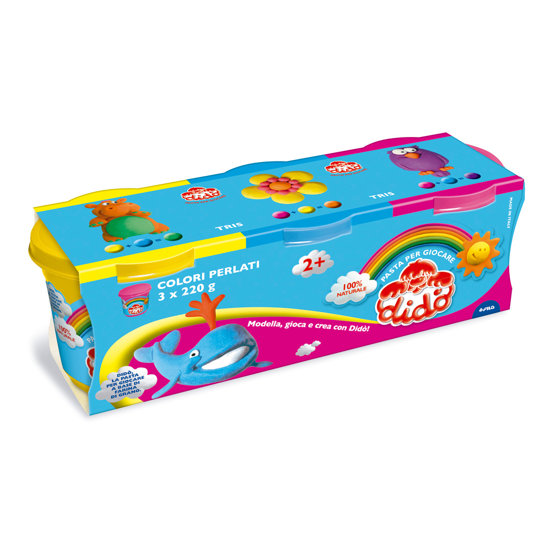  MASA MODELAR DIDO POTE 220GR X3 PERLADO