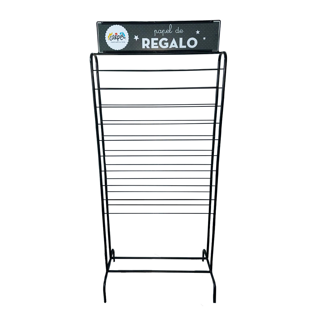  EXHIBIDOR PAPEL DE REGALO PLEYART X 20;
BANDEJAS SIN CARGA
