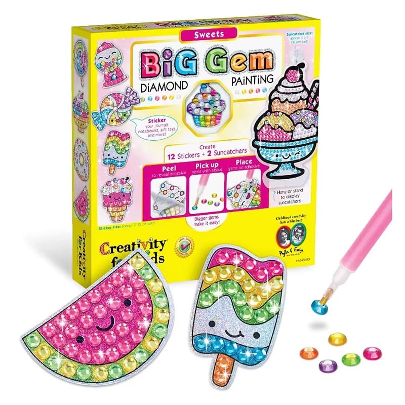 DIAMOND PAINTING KIT CON STICKERS  DULCES