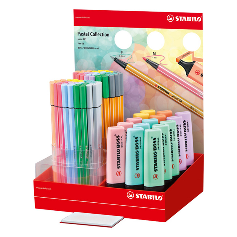  EXHIBIDOR STABILO PASTEL CHICO X 95  PIEZAS SURTIDO